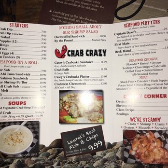 Casey's Crab Company - Menu - Seafood Near Me - Laurel, Maryland