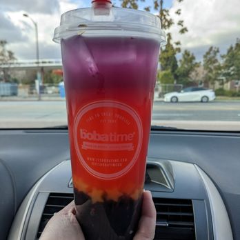 It’s Boba Time - Pasadena - Galaxy Iced Tea - Bubble Tea Near Me - Pasadena, California