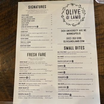 Olive & Lamb - Mediterranean Near Me - Minneapolis, Minnesota
