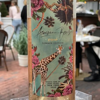 American Beech - Their own rose wine with fun label. - Hotels Near Me - Greenport, New York
