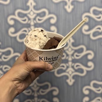 Kilwins Ice Cream - Chocolate - Fudge - Cookies and cream and chocolate. Single scoop split into 2 flavors - Ice Cream & Frozen Yogurt Near Me - Sugar Land, Texas Kilwins Ice Cream - Chocolate - Fudge - Cookies and cream and chocolate. Single scoop split into 2 flavors - Ice Cream & Frozen Yogurt Near Me - Sugar Land, Texas