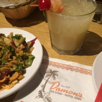 Damon's Steak House - Pesto pasta & a Mai tai - Steakhouses Near Me - Glendale, California Damon's Steak House - Pesto pasta & a Mai tai - Steakhouses Near Me - Glendale, California