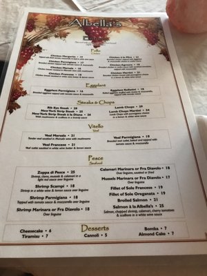 Menu photo 8 Albella Restaurant Monticello, NY Menu photo 8 Albella Restaurant Monticello, NY