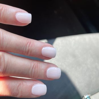 Sky Nail & Spa - Baby Pink Dip - Nail Salons Near Me - Boston, Massachusetts