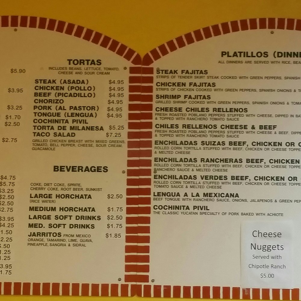 Menu 1 Menu 1