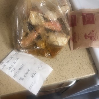 Ocean 9 Crab - 1lb of king crab legs compared to a pack of oatmeal that's how small it was for the amount they charged smh - Seafood Near Me - Antioch, California Ocean 9 Crab - 1lb of king crab legs compared to a pack of oatmeal that's how small it was for the amount they charged smh - Seafood Near Me - Antioch, California