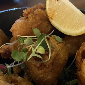 Julep Cast Iron Kitchen + Drink - Rock Shrimp Beignet - New American Near Me - Brea, California Julep Cast Iron Kitchen + Drink - Rock Shrimp Beignet - New American Near Me - Brea, California