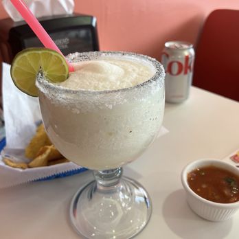 Pueblo Viejo - Frozen Margarita Taste is similar to a non-alcohol piña colada - Mexican Near Me - Mount Prospect, Illinois Pueblo Viejo - Frozen Margarita Taste is similar to a non-alcohol piña colada - Mexican Near Me - Mount Prospect, Illinois