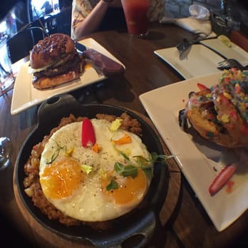 Bosscat Kitchen & Libations - Stick bun burger, meatloaf hash, fruity pebbles French toast - New American Near Me - Irvine, California Bosscat Kitchen & Libations - Stick bun burger, meatloaf hash, fruity pebbles French toast - New American Near Me - Irvine, California