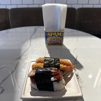 Musubi Kai - Spam + egg + eel, shrimp katsu - IG @bougiefoodieboi - Hawaiian Near Me - Seattle, Washington Musubi Kai - Spam + egg + eel, shrimp katsu - IG @bougiefoodieboi - Hawaiian Near Me - Seattle, Washington