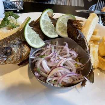 Coracora - Whole Bronzini Fried - Latin American Near Me - West Hartford, Connecticut