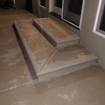 Herrada's Concrete - Love the new steps. You can see how the color will be when cured completely. Davis Outback. We had Hector add a bull nose edge. - Masonry/Concrete Near Me Herrada's Concrete - Love the new steps. You can see how the color will be when cured completely. Davis Outback. We had Hector add a bull nose edge. - Masonry/Concrete Near Me