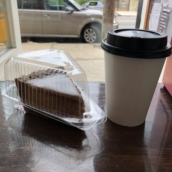 Proper Pie - Pumpkin, caramel pie and a small coffee - Desserts Near Me - Richmond, Virginia Proper Pie - Pumpkin, caramel pie and a small coffee - Desserts Near Me - Richmond, Virginia