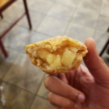 Popeyes Louisiana Kitchen - Inside cinnamon apple pie - Fast Food Near Me - Windsor, Connecticut Popeyes Louisiana Kitchen - Inside cinnamon apple pie - Fast Food Near Me - Windsor, Connecticut