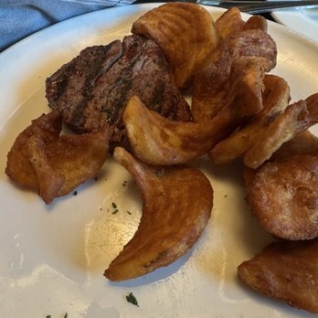 The Park Grill - Filet with battered twisted fries - Steakhouses Near Me - Gatlinburg, Tennessee