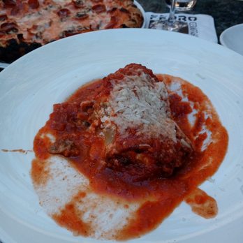 FERRO - Ferri's rich boar and hamburger lasagna. - Pizza Near Me - Idyllwild, California