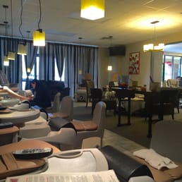 Spa pedicure chairs - there are more located on the other side near the manicure tables. Spa pedicure chairs - there are more located on the other side near the manicure tables.