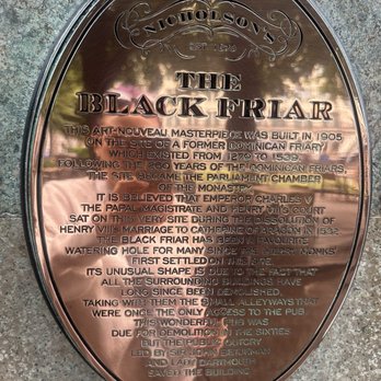 The Blackfriar - Plaque outside - Pubs Near Me - London, XGL The Blackfriar - Plaque outside - Pubs Near Me - London, XGL