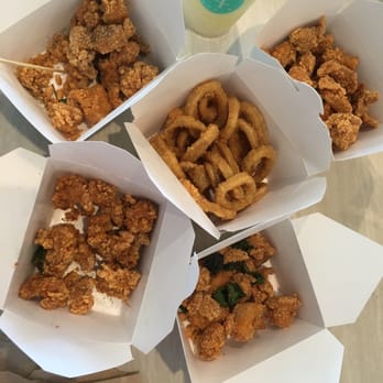 T4 - Much fried snacks ~ basil popcorn chicken and calamari - Bubble Tea Near Me - Sacramento, California T4 - Much fried snacks ~ basil popcorn chicken and calamari - Bubble Tea Near Me - Sacramento, California