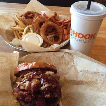 Hook Burger - Hickory burger with trio fries - Burgers Near Me - Burbank, California