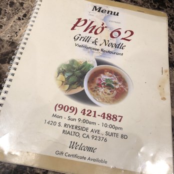 Pho 62 - Vietnamese Near Me - Rialto, California