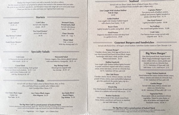 Menu photo 5 Big Wave Cafe Manzanita, OR Menu photo 5 Big Wave Cafe Manzanita, OR
