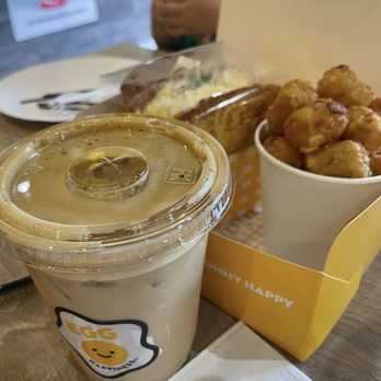 Egg Happiness - Dalgona coffee, tator tots! - Korean Near Me - Dublin, California Egg Happiness - Dalgona coffee, tator tots! - Korean Near Me - Dublin, California