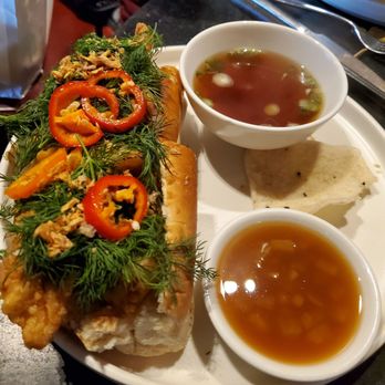 Lily - Turmeric fried catfish banh mi sandwich - Vietnamese Near Me - San Francisco, California