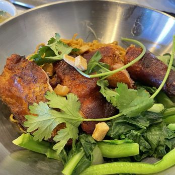 A Nu Quan - Mi M Kh G Nng Lu (i) - Dry Noodles With Clay Jar Grilled Chicken (Thigh) (TikTok: @justandyvu) - Vietnamese Near Me - Garden Grove, California A Nu Quan - Mi M Kh G Nng Lu (i) - Dry Noodles With Clay Jar Grilled Chicken (Thigh) (TikTok: @justandyvu) - Vietnamese Near Me - Garden Grove, California