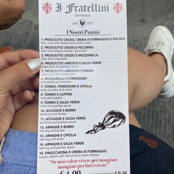 I 2 Fratellini - Sandwiches Near Me - Florence, FI I 2 Fratellini - Sandwiches Near Me - Florence, FI