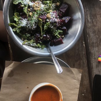 Bread & Circus Sandwich Kitchen - Beet Salad & Tomato Soup - Sandwiches Near Me - Sioux Falls, South Dakota