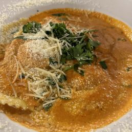 Lobster ravioli with vodka sauce Lobster ravioli with vodka sauce