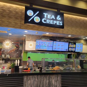 Tea & Crepes - Look for their sign! You can't miss the dinosaur wallpaper. - Bubble Tea Near Me - Tempe, Arizona