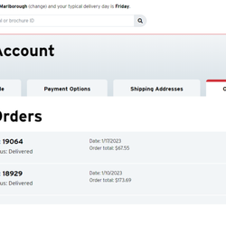 Heart to Home Meals - Order Dates