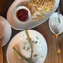 ASPARAGUS and FRIES ASPARAGUS and FRIES