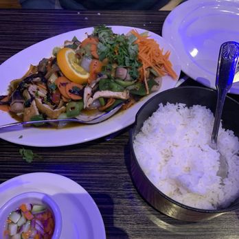Thai Bite - Rice and mushroom dish - Thai Near Me - Aliso Viejo, California