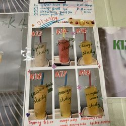 China Chef - Fruit Tea and Slushy options, with Toppings