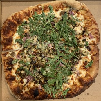Formula Brewing - Top view of Brussels Pizza - Beer Gardens Near Me - Issaquah, Washington