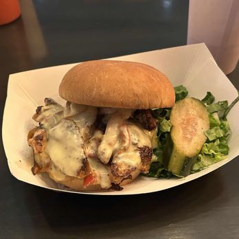 Tiki Grill - Spicy Grilled Chicken Melt Sandwich - Comfort Food Near Me - Flagstaff, Arizona Tiki Grill - Spicy Grilled Chicken Melt Sandwich - Comfort Food Near Me - Flagstaff, Arizona