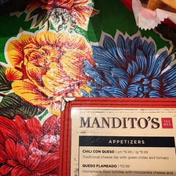 The Original Mandito's - the menu - Tex-Mex Near Me - Round Top, Texas