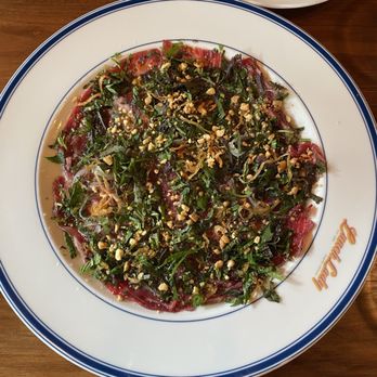 Lunch Lady - bò tái chanh - beef carpaccio - Vietnamese Near Me - Toronto, Ontario