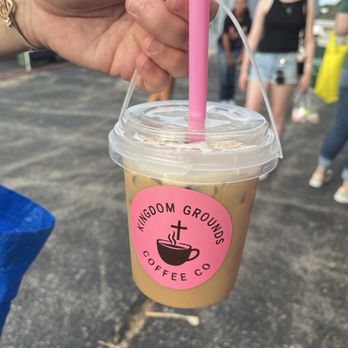 Kingdom Grounds Coffee - Funnel cake latte - Coffee & Tea Near Me - Gardner, Kansas Kingdom Grounds Coffee - Funnel cake latte - Coffee & Tea Near Me - Gardner, Kansas