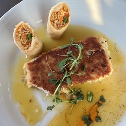 Macadamia Crusted Halibut