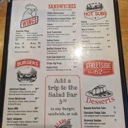 Menu page 1 Menu page 1