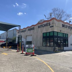 U-Haul Moving & Storage at St Claude Ave - Exterior, across railroad tracks!