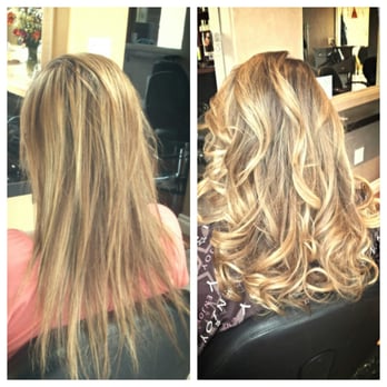 Sojourn Salon - Before and after extensions... Beautiful result. - Hair Salons Near Me - Ventura, California Sojourn Salon - Before and after extensions... Beautiful result. - Hair Salons Near Me - Ventura, California