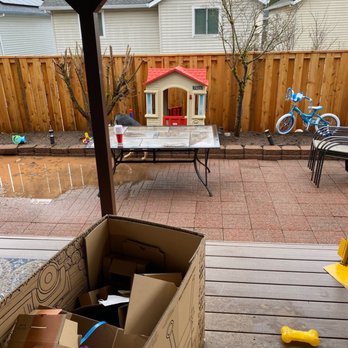 Gu-Wi Gutters & Windows - After (you can see the pooled water) - Gutter Services Near Me Gu-Wi Gutters & Windows - After (you can see the pooled water) - Gutter Services Near Me