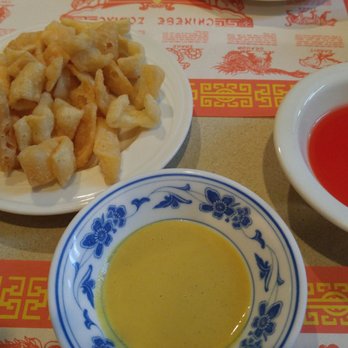 Formosa Garden - Complimentary crispy wontons served with sweet and sour sauce and spicy mustard. - Chinese Near Me - Aurora, Colorado Formosa Garden - Complimentary crispy wontons served with sweet and sour sauce and spicy mustard. - Chinese Near Me - Aurora, Colorado