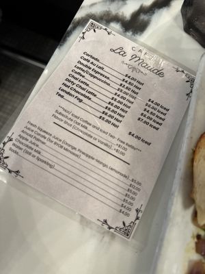 Menu photo 5 Cafe La Maude Philadelphia, PA