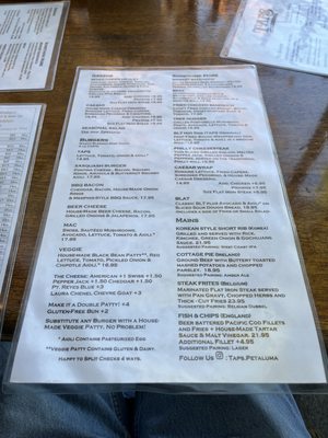 Menu photo 4 Taps on the River Petaluma, CA Menu photo 4 Taps on the River Petaluma, CA